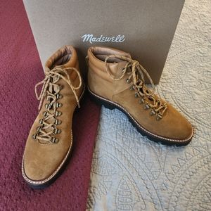 Madewell The Citywalk Lugsole Hiker Boot in Leather